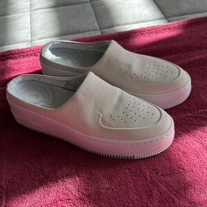 Nike Air Force 1s Women's White Slip-On Shoes 8.5
